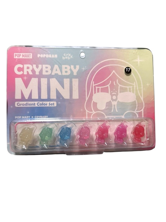 POP MART Other - POP MART Crybaby Mini Pop Beans Gradient Set Jelly Figures Complete